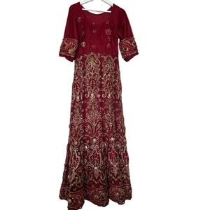 Embroidered Wedding Guest Dress